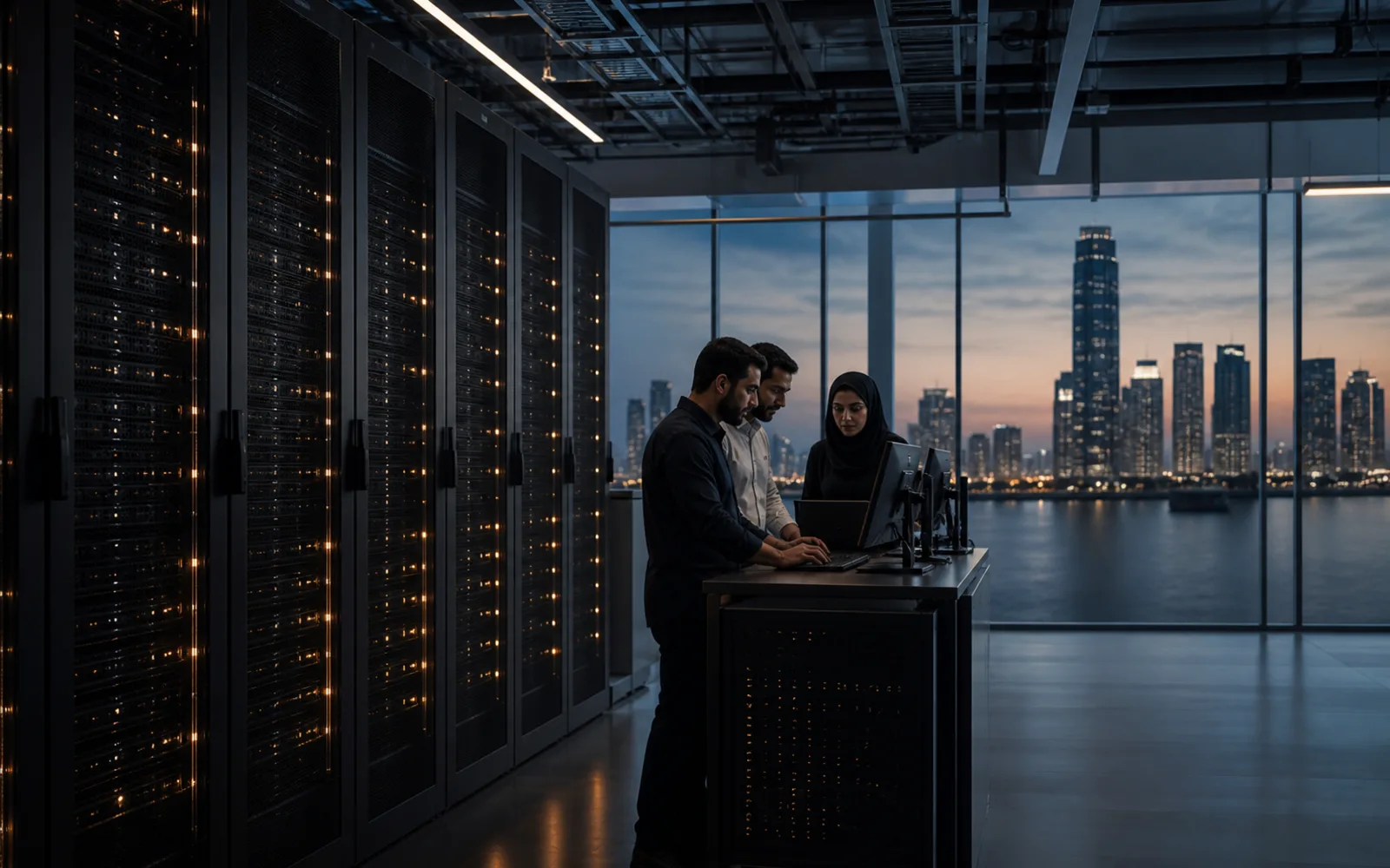 Gulf data center combining national infrastructure with secure AI computing
